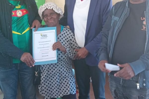 290 Hammanskraal Residents Receive Title Deeds in Property Ownership Drive
