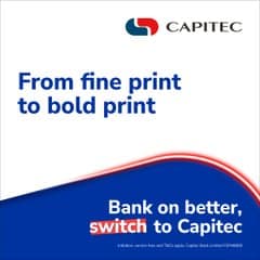 CAPITEC FOUNDER SECURES R6.5BN LOAN