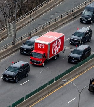 KitKat Canada Stages Armored Convoy After Italian Heist