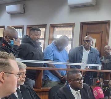 Bodyguards Arrested with AKM Rifles Outside Johannesburg Court