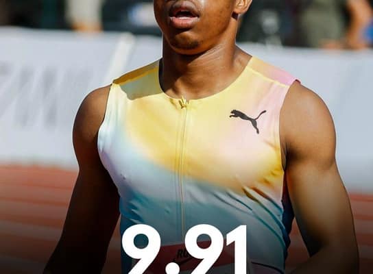 Bayanda Walaza Blazes to 9.91 Meet Record in Rovereto, Cementing Sprint Stardom