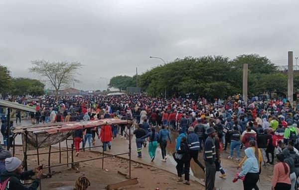 Young South Africans March for Jobs in Tembisa and Midrand
