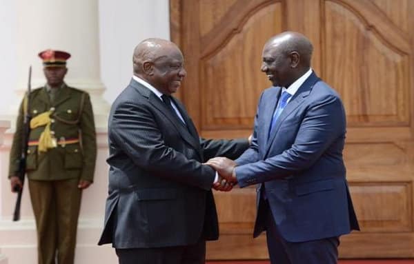 Ramaphosa to Host Kenya’s Ruto for High-Level State Visit to South Africa