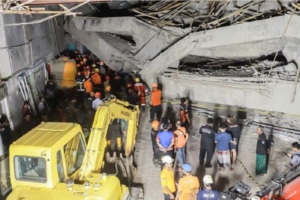 Race Against Time in Indonesia as Rescuers Search for 38 Trapped in School Collapse