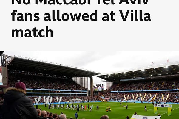 A Controversial Ban: Maccabi Tel Aviv Fans Barred from UK Match, Sparking National Debate on Safety and Discrimination