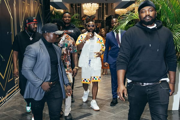 A Night of Stars and Success: Resurfaced Video Captures Davido, Osimhen, and Boniface in Lavish Ikoyi Gathering