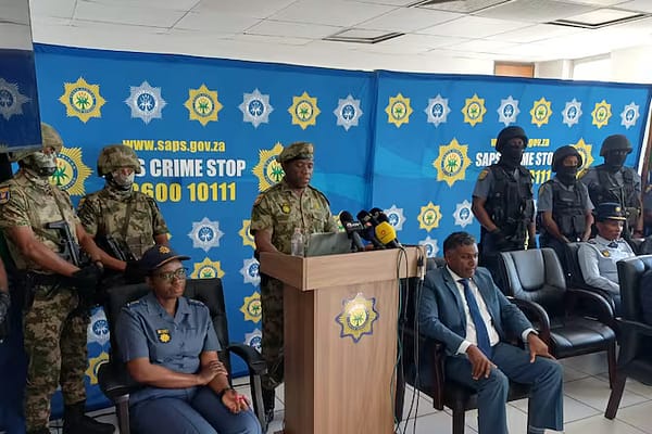 ‘It Worried Me’: Acting Minister Cachalia Questions Top Cop’s Military-Style Press Conference