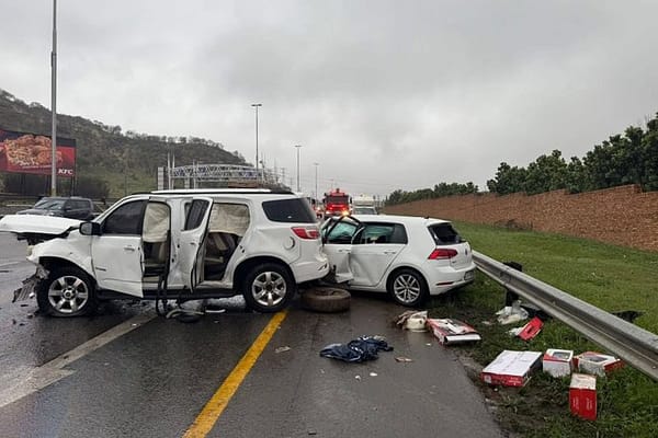 Two Killed in Horrific N12 Alberton Crash as Heavy Rains Lash Gauteng