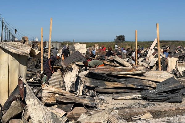 Multiple Structures Destroyed in Masiphumelele Fire; Disaster Teams Respond
