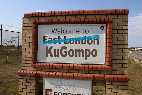 East London Renamed KuGompo City in South Africa Name Changes