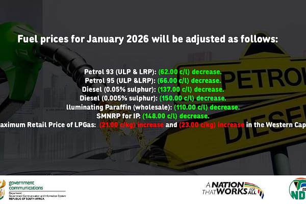 January Fuel Prices Adjustment