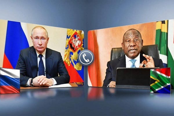 Ramaphosa, Putin Talk Peace Efforts and Strengthening SA–Russia Ties