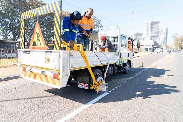 City of Tshwane boosts road marking capacity with new high tech machines